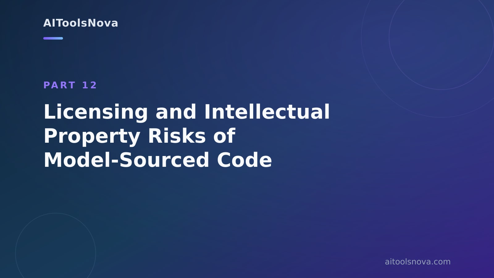Licensing and Intellectual Property Risks of Model‑Sourced Code