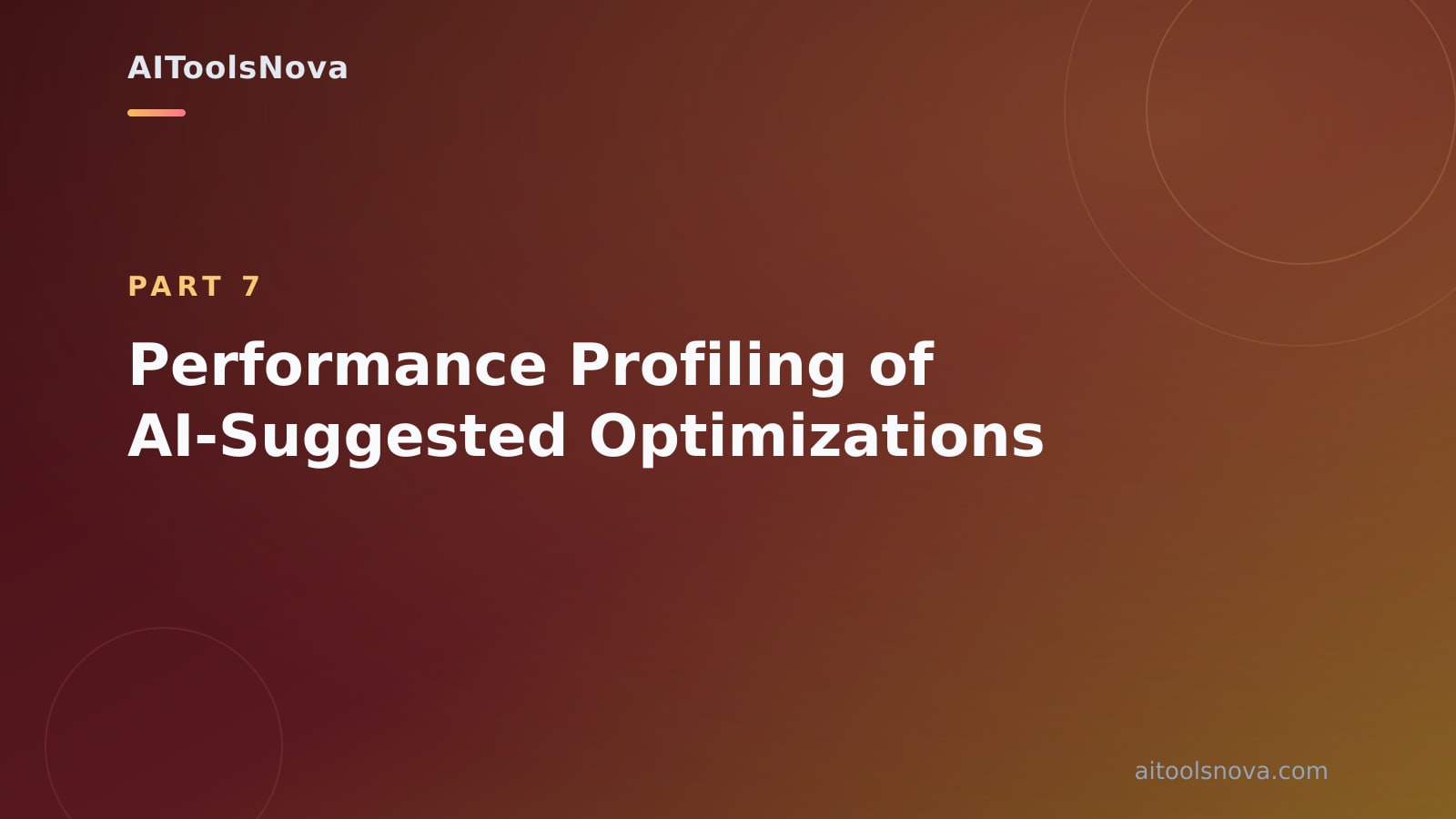 Performance Profiling of AI‑Suggested Optimizations