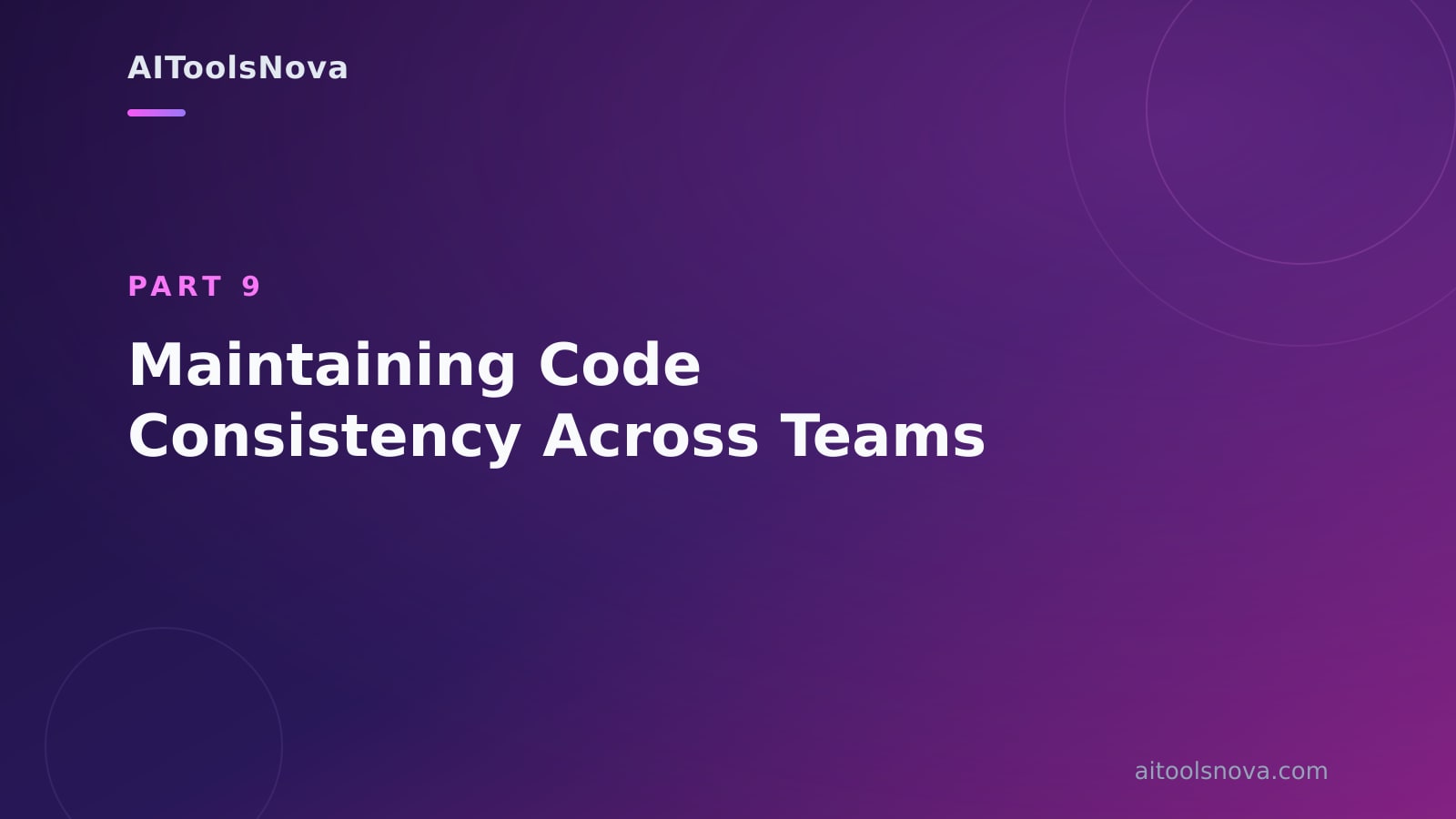 Maintaining Code Consistency Across Teams