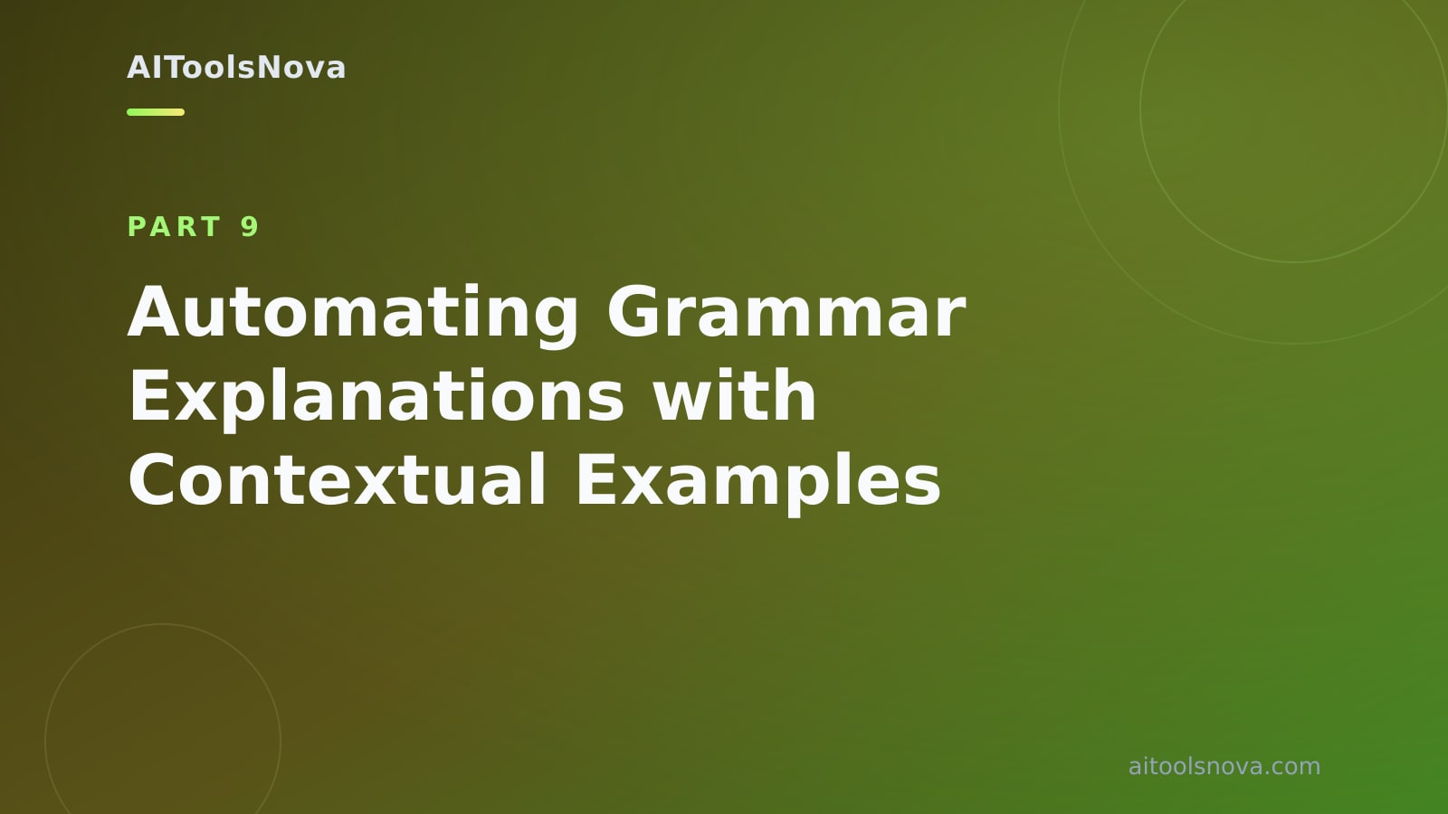 Automating Grammar Explanations with Contextual Examples