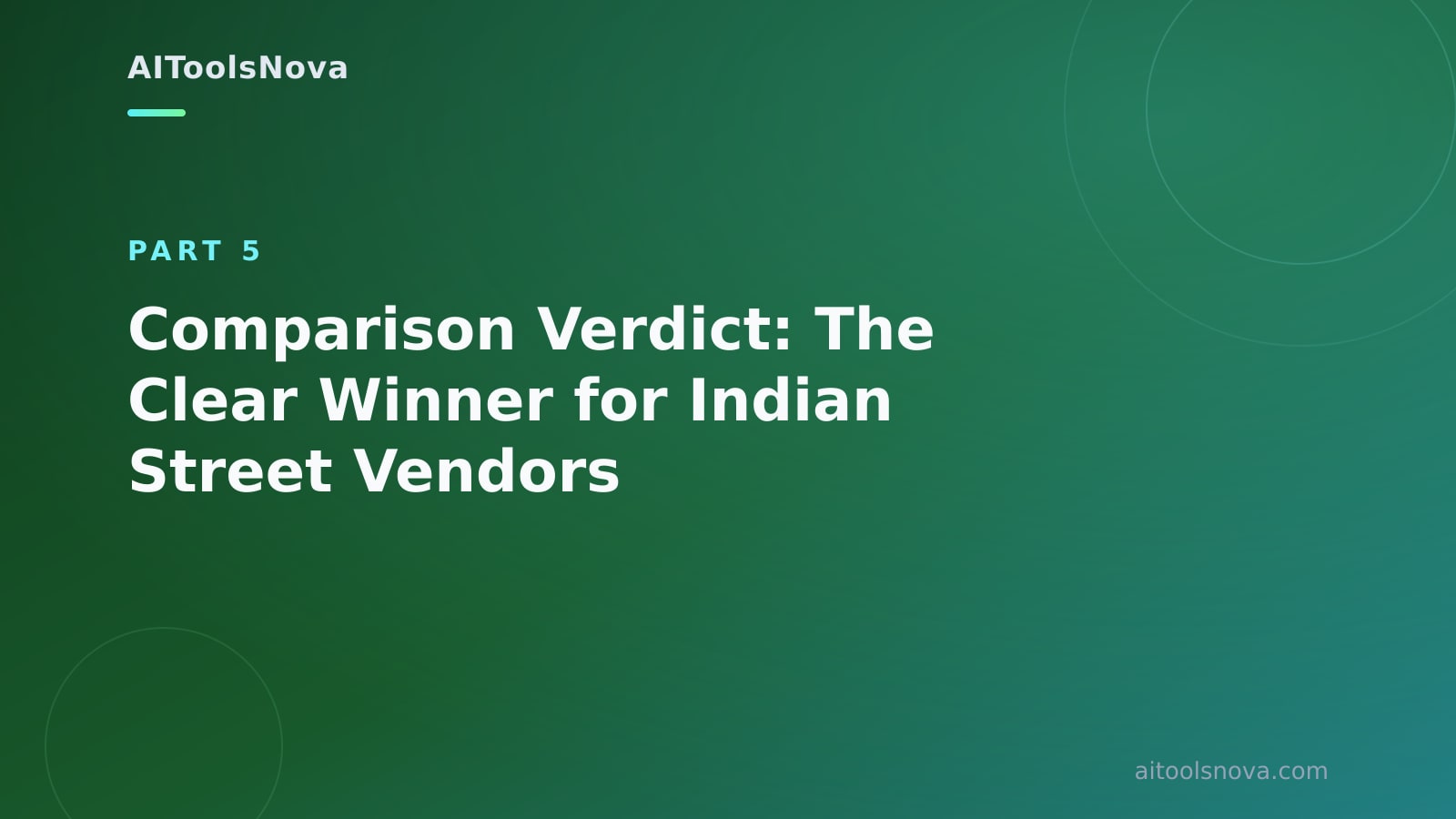 Comparison Verdict: The Clear Winner for Indian Street Vendors