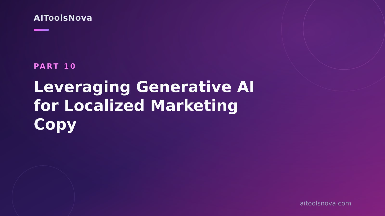 Leveraging Generative AI for Localized Marketing Copy
