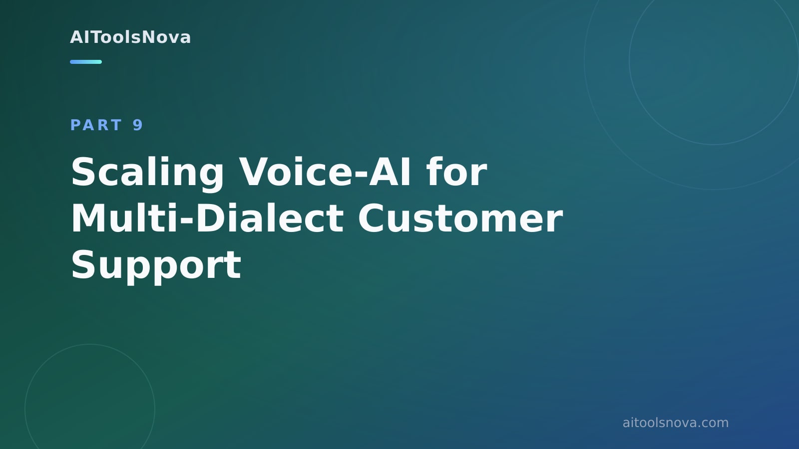 Scaling Voice‑AI for Multi‑Dialect Customer Support