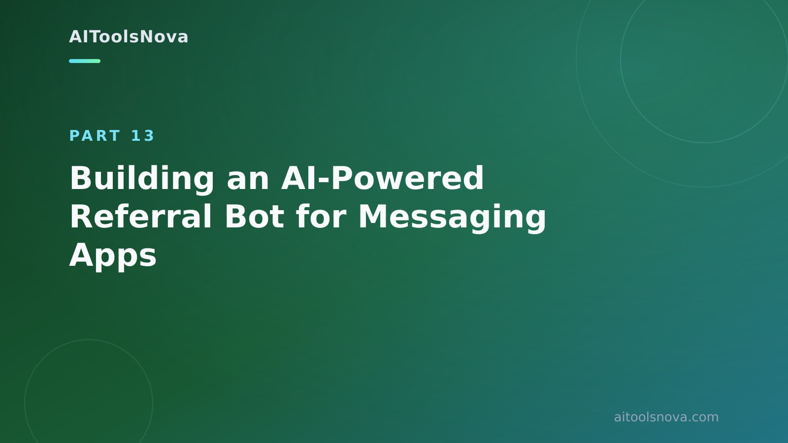 Building an AI‑Powered Referral Bot for Messaging Apps