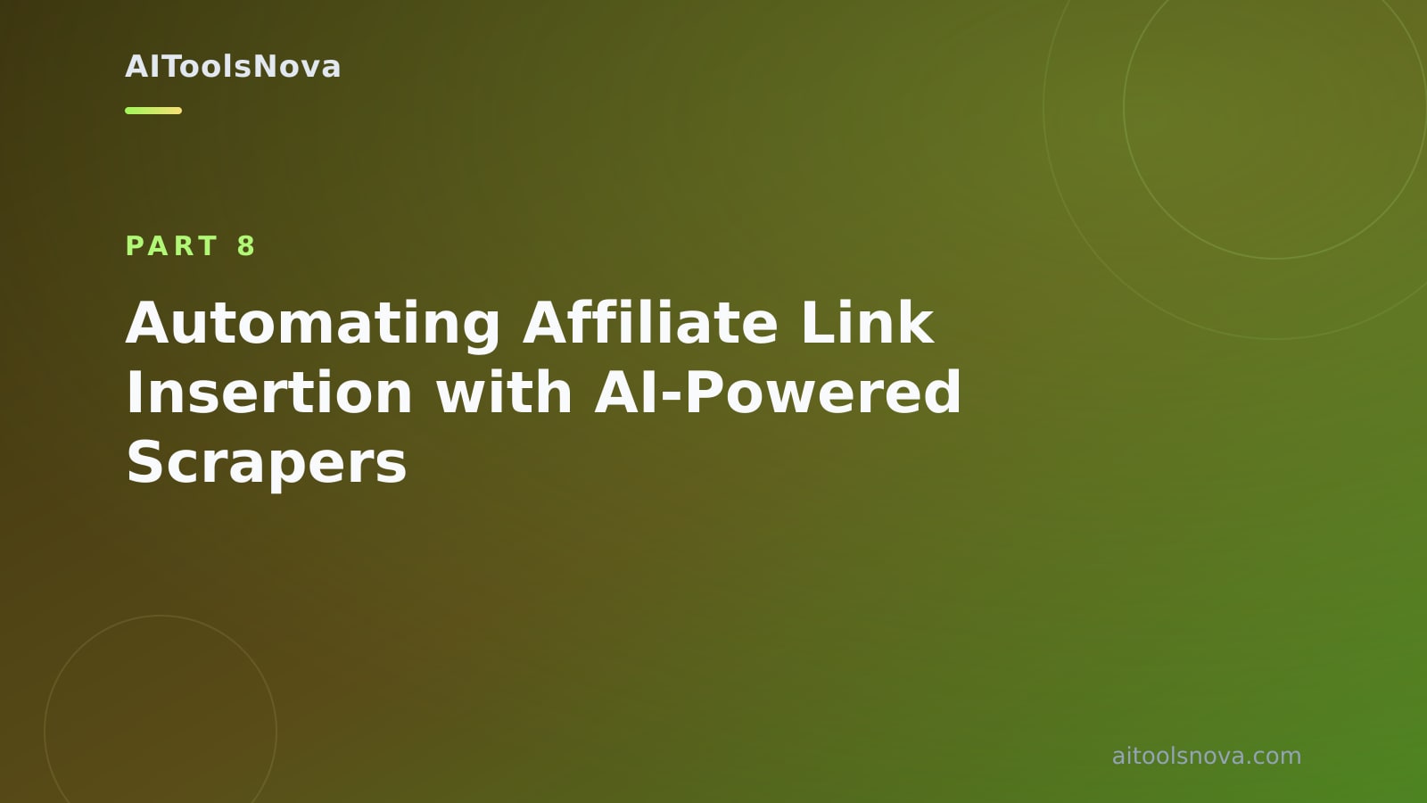 Automating Affiliate Link Insertion with AI‑Powered Scrapers
