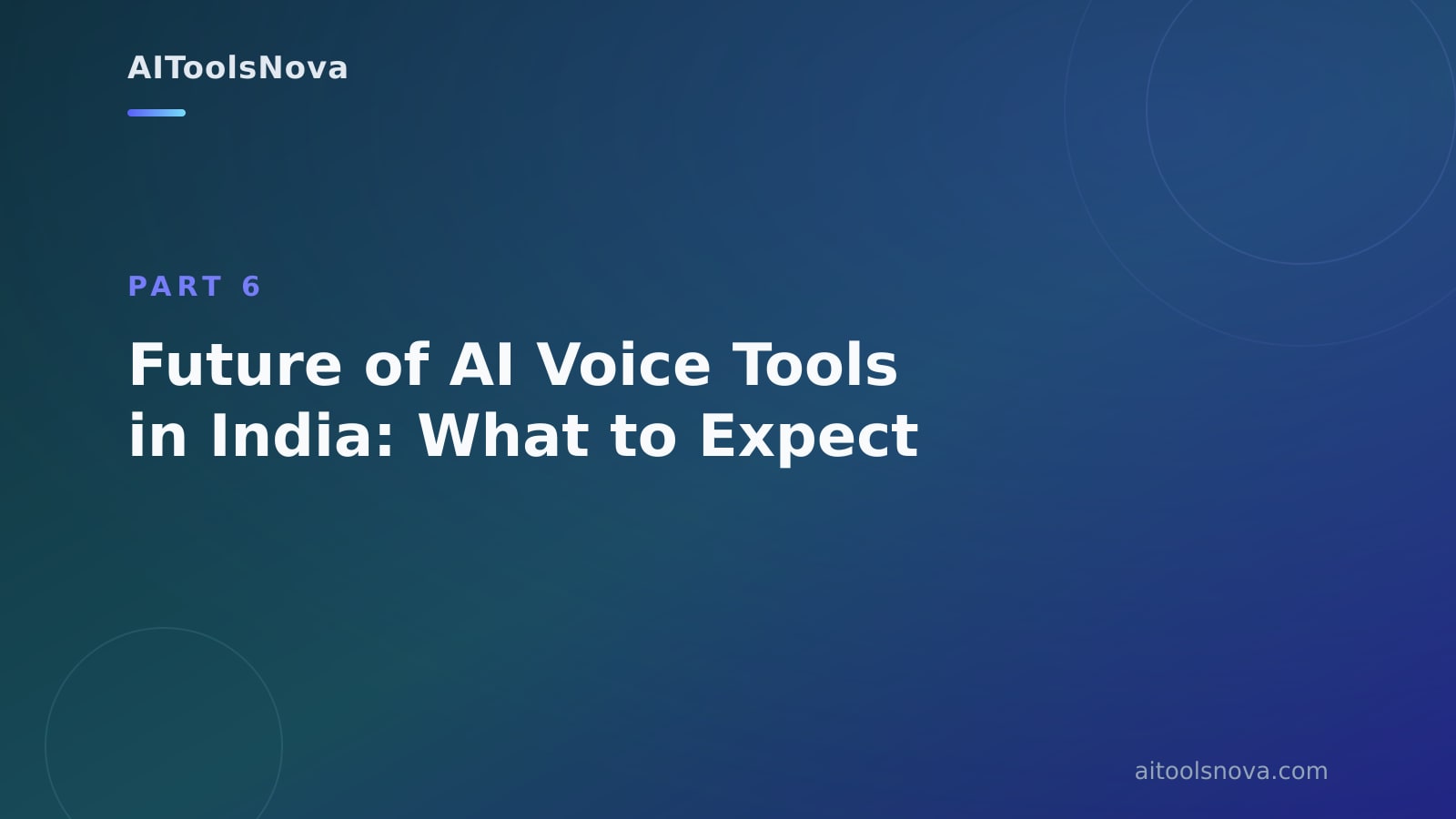 Future of AI Voice Tools in India: What to Expect